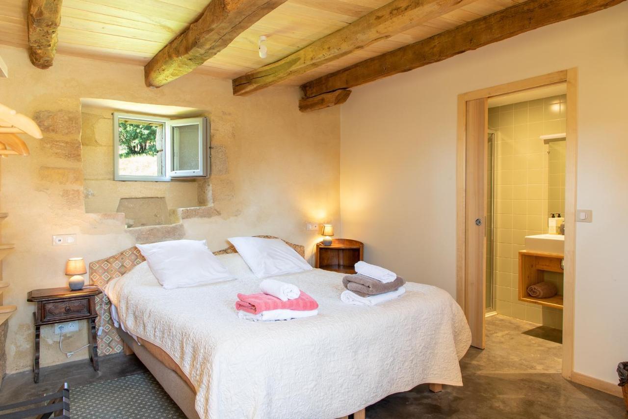 Chambres D'Hotes Avec Piscine La Grange Milou 贝纳克和卡泽纳克 客房 照片